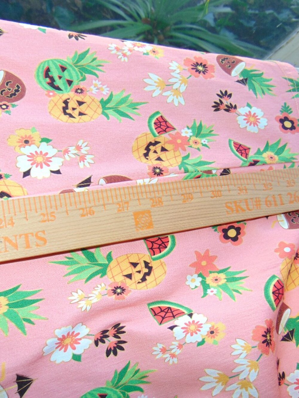 NEW Unique Vintage Pink June-o-ween Spooky TIKI Swing Dress Pin Up Halloween M - Picture 16 of 16